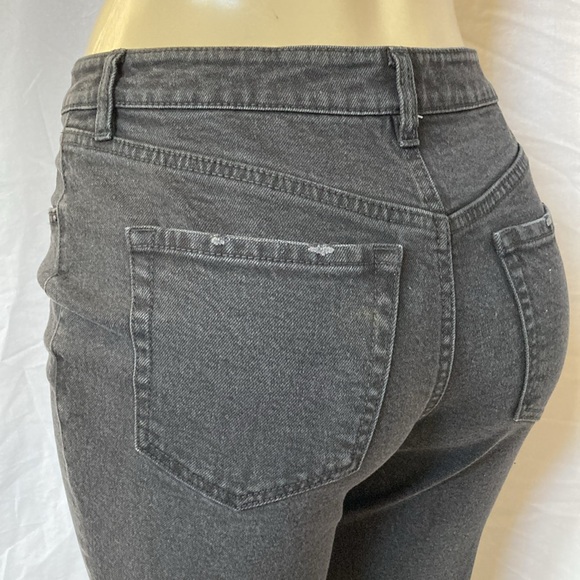 wild fable Jeans Exposed Button Closure Size 6 Black Wash Flare Leg Style NWT - Picture 9 of 9